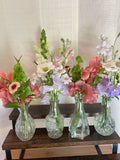 Secret Gardens DIY bud vase bar