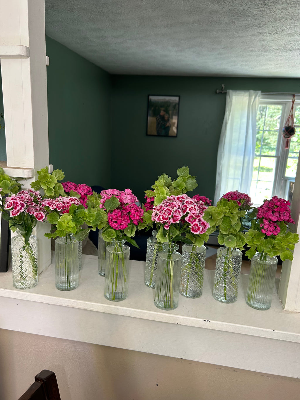 Secret Gardens DIY bud vase bar